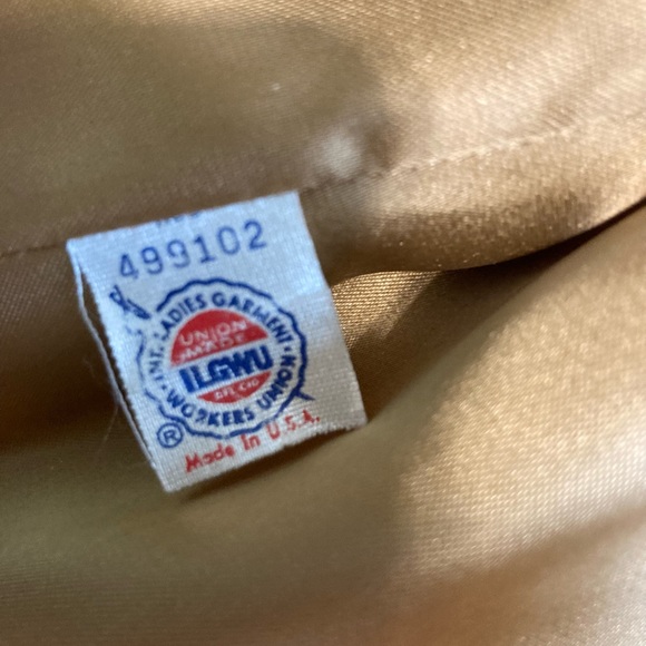 🍀VTG Cashmere Wool RICE Coat Company Houndstooth Check Coat - Picture 5 of 7